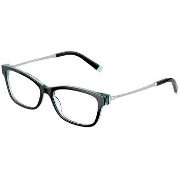 Óculos de Grau Femininos Tiffany & Co. TF2204F Ajuste Asiático 8285 Pretos