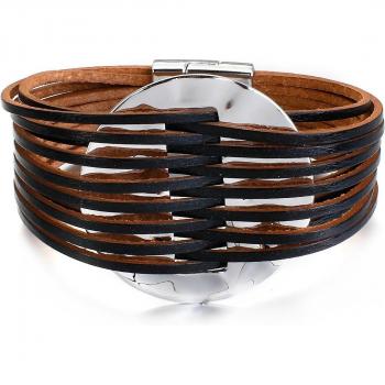 AllYes Chic Leather Loop Bracelets