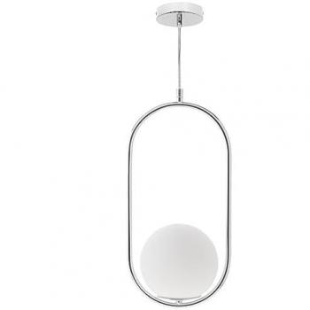 FABRILAMP Colgante aimee 1xE27 Al.Reg.xD.20cm Cromo