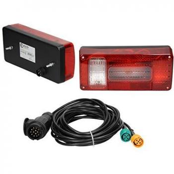 Kit de Luces Traseras Halógenas ECD 12V Compactas con Cable de 5m y Conector Universal E4