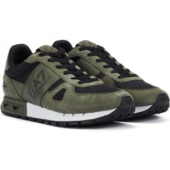 EA7 Legacy Sneakers voor Heren in Zwart en Wit