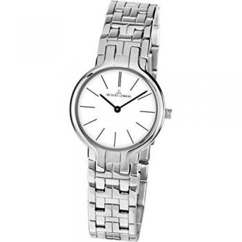 JACQUES LEMANS Damen-Milano Uhr mit Edelstahlmetallband 1‑1934B