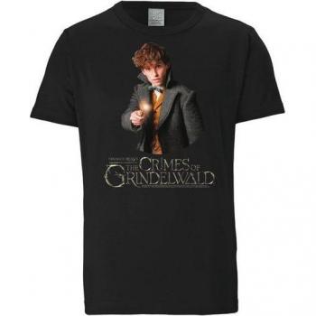 Newt Scamander – Fantastic Beasts Damen-T-Shirt XXL Schwarz 100% Baumwolle LOGOSHIRT