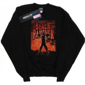 Marvel Ladies Black Panther Lightning Sweatshirt