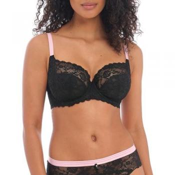 Freya BH Offbeat Seitenstütze Schwarz E 60