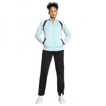 Chándal Puma Clásico Tricot Turquesa y Negro