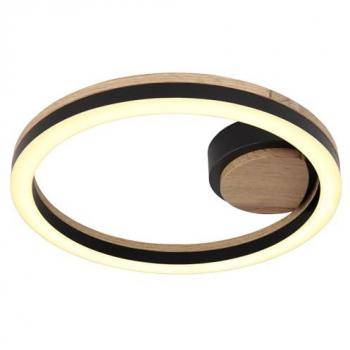 Plafoniera LED Beatrix Ø 30 cm Nero