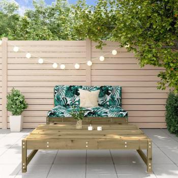 VidaXL 2 Piece Garden Lounge Set Impregnated Wood Pine