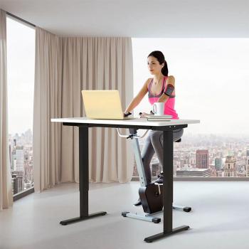 Costway 23-Inch Electric Adjustable Standing Desk Frame - Black