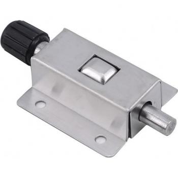 201 Stainless Steel Spring Loaded Push Button Door Lock