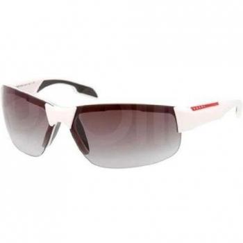 Gafas Prada PS 03 Linea Rossa White Demi Shiny – Lente Gris Gradiado