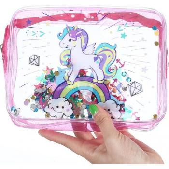 Bolsa de Maquillaje PVC Unicornio