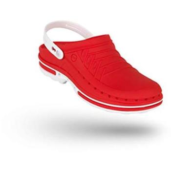 Zuecos WOCK Clog Rojo y Blanco 35/36