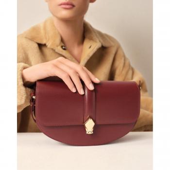 Handtasche Gino Rossi CS9256 Dunkelrot – Leder (Klein)