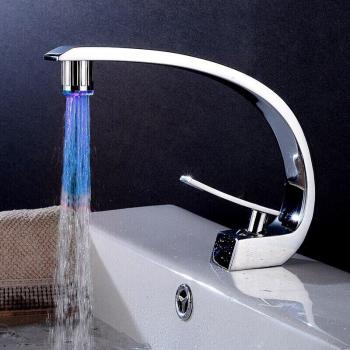 Temperature‑Controlled RGB Shower Head with LED Lighting