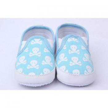 Pink Toddler Skull Shoes