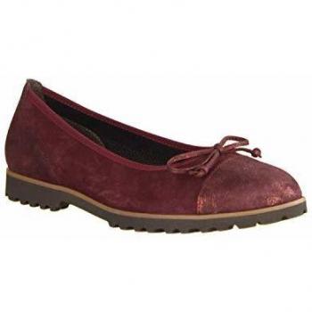 Gabor Klassische Damen Ballerinas 34.100.15 in Größe 38.5 EU, Farbe Rot