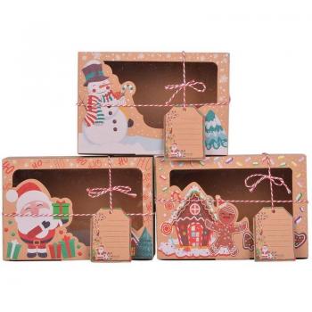 Grand coffret à biscuits de Noël, 12 pièces