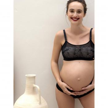 Allaitement Dahlia Cache-Cœur Noir