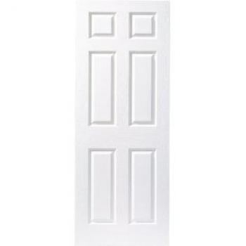 Premdor Moulded 6‑Panel Textured FireShield FD30 Door – 66×20 (1981×610×44 mm) #23417