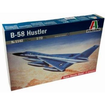 72 Italeri 551142 USAF B-58 Hustler - Plastic Model Airplane Kit