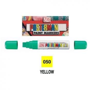 Big & Broad Yellow Chalkboard Pen – Kuretake Zig