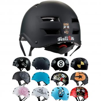 SkullCap® Casque Convient pour la Trottinette Electrique Adulte