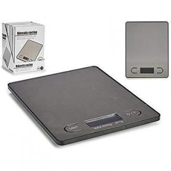 Digital Kitchen Scale Black Steel (15.2 x 1.7 x 20 cm)