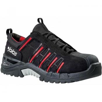 Exalter 9955 S3 SRC HRO ESD scarpa bassa per lavoro, colore nero/rosso, 43 – Jalas