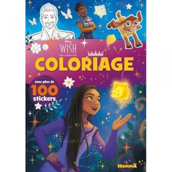 Disney Wish - Coloriage avec plus de 100 stickers
