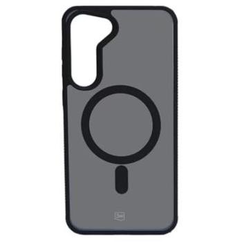 Funda 3MK Galaxy S24 Smoke con Compatibilidad Magcase – Versión Clear / Black One Size