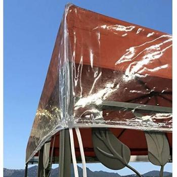 QUICK STAR Quick-star - Gazebo Cubierta protectora 3 x 4 m Impermeable Transparente