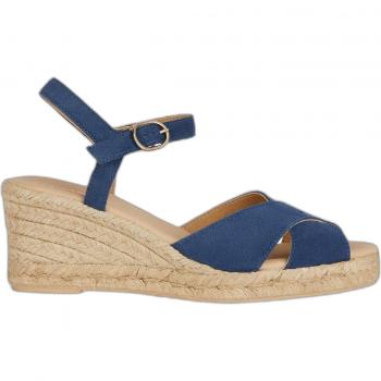 Alpargatas Mujer Geox D Gelsa Low Azul