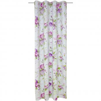 Wirth Vorhang Montrose, 150 x 145 cm, Rosé-lila, Polyester