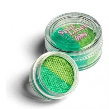 Peridot Green Metallic Split Liner Eyeliner - Glisten Cosmetics Large - 10g