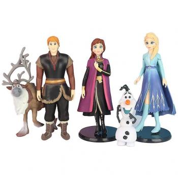 Poupées givrés Elsa, Anna & Snow Baby – Collection 5 pièces