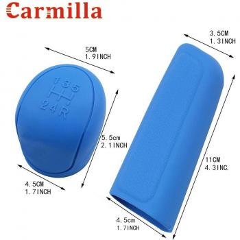 2Pcs Car Gear Shift Knob Sleeve