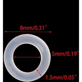 120Pcs Rubber O-Ring Switch Dampeners for Cherry MX