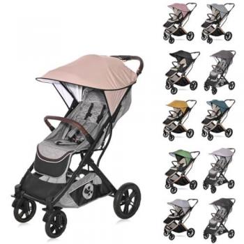 Lorelli Universal Sonnenschutz für Kinderwagen, UV-Schutz, hellbraun