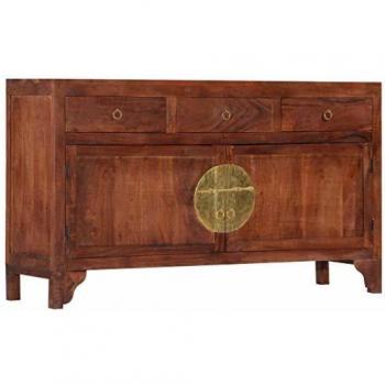 Enfilade vidaXL 140x40x80 cm en bois d'acacia massif