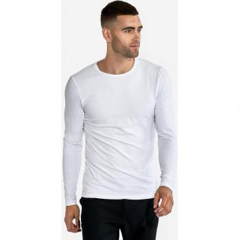 Bread & Boxers - Camiseta interior de hombre blanca de manga larga