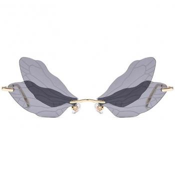 Vintage Clear Ocean Lens Sunglasses