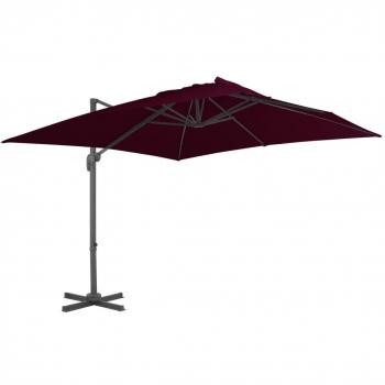 Sombrilla VidaXL V2: “Poste Rojo Vela 3m²”