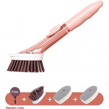 Long Handle Sponge Brush for Kitchen Cleaning