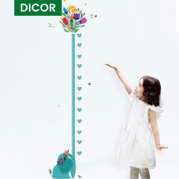DICOR Kawaii Elephant Cartoon Wall Decals for Baby Rooms