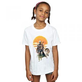 The Mandalorian Sunset Poster Cotton T-Shirt