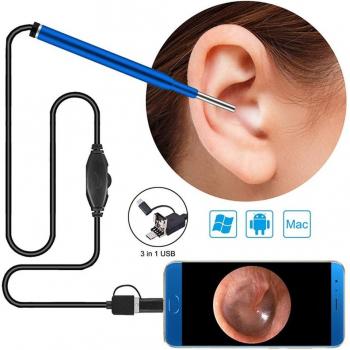 Kit Vidéo‑Endoscope USB 3,9 mm – Inspection et Élimination du Cérumen