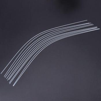 10 Pcs Fishing Float Tail DIY Hollow Floats 0.8/1/1.2mm Inner Diameter Thickened Transparent Tackle Tube