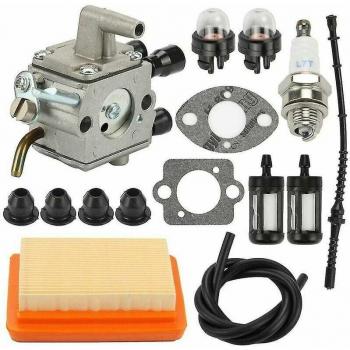 Kit carburatore + filtro aria per Stihl FS120, FS200, FS250, FS300, FS350