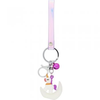 Purple EQ Glow Keychain (One Size)